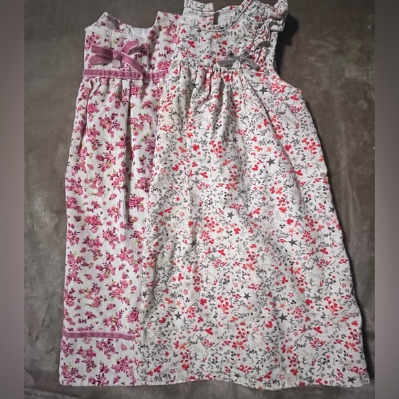 Epk Other - Adorable Floral Kids Dresses - Pink and White